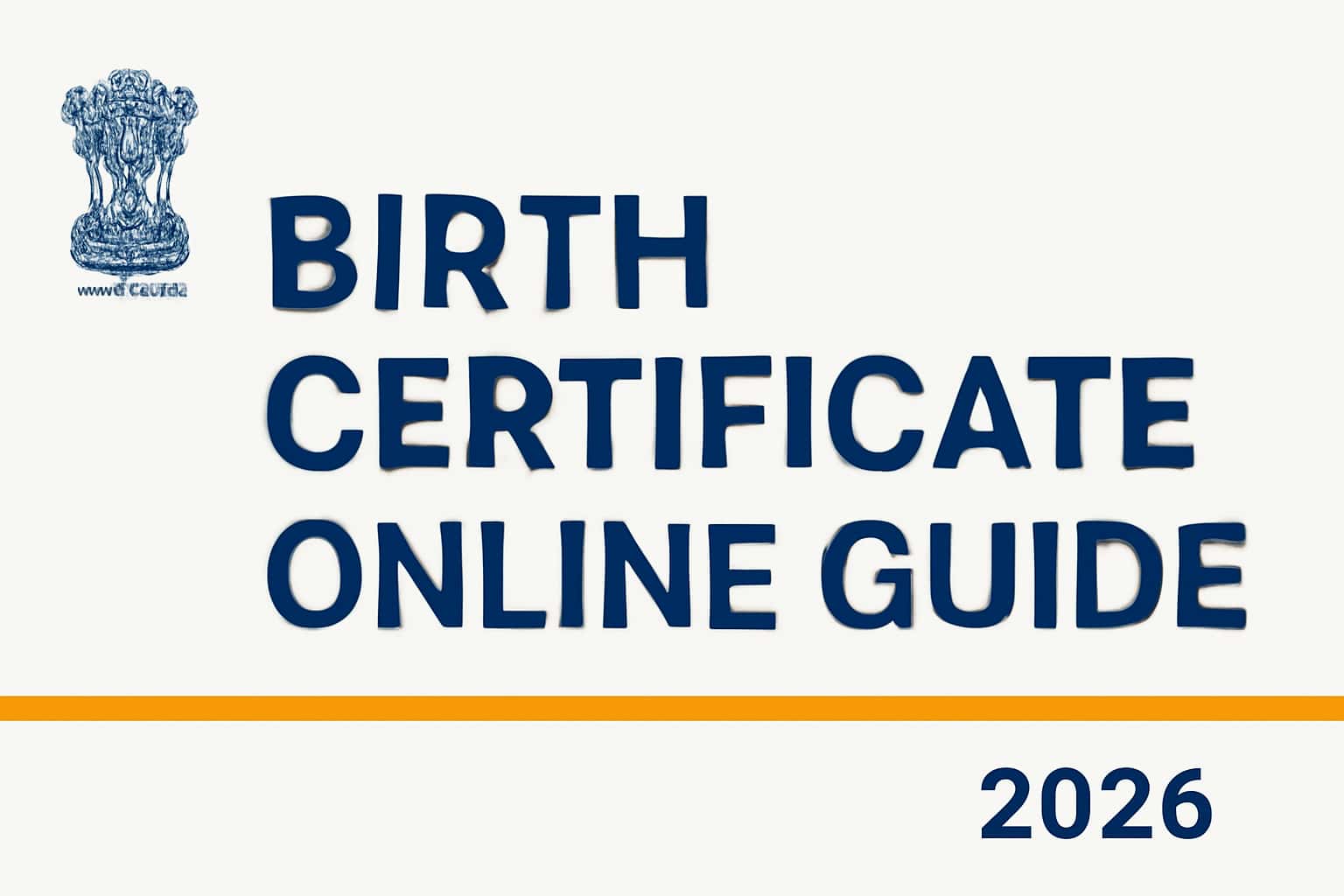 Birth Certificate Online Guide (2026)