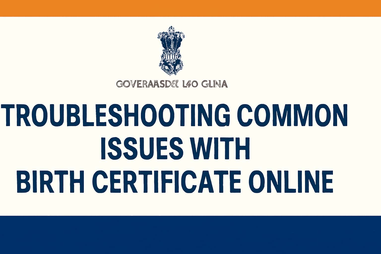 Troubleshooting Common Issues with Birth Certificate Online